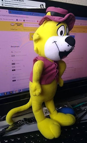 2004 Hanna Barbera Toy Factory Top Cat Plush 38 Cms (Usado)