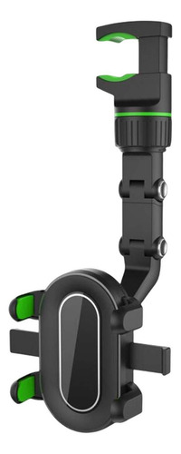 Soporte Para Teléfono Con Espejo Retrovisor Verde Verde