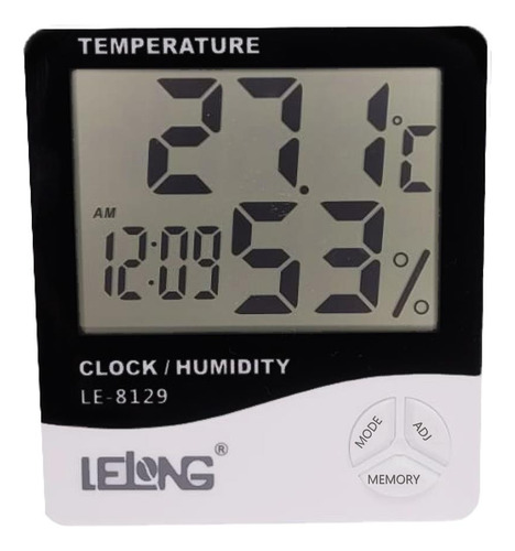 Relogio De Parede E Mesa Termômetro Lcd Digital Temperatura