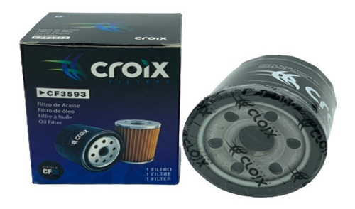 Imagen 2 de 3 de Filtro De Aceite Honda Fit 2002-2009 Croix Cf3593