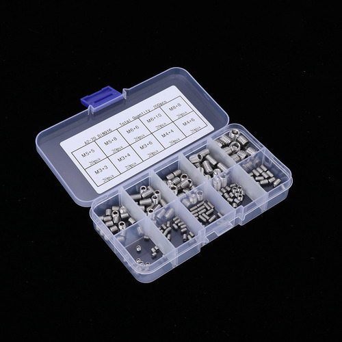 M3 M4 M5 Juego De Dados Surtidos M8 M8 Cóncavo Plateado