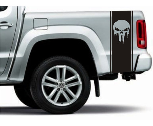 Franjas Laterales Camionetas 08 Punisher Graficastuning 00012