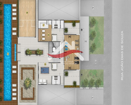 Imagem 4 de 26 de Venda/locação Jk Studio, Apartamento Mobiliado 46 M², 1 Dorm, Todo Com Armários, Living, Água Quente, Chuveiro Gás, Home Office, Spa, Lazer, Campolim - Ap00184 - 69955284