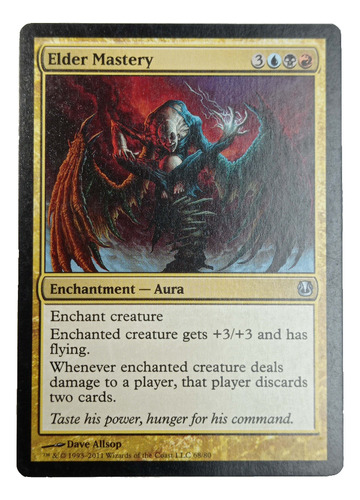 Carta Elder Mastery [ajani V Nicol Bolas] Mtg Enchantment