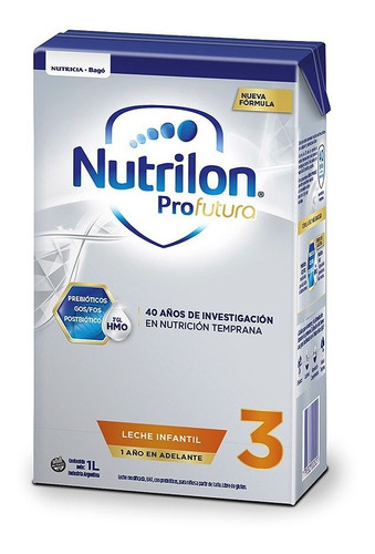 Leche Nutrilon Pro Futura 3 Brick X 1 Litro