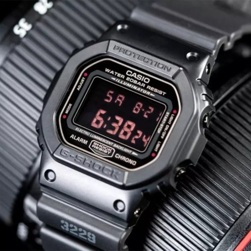 Relógio Masculino Casio G-shock Dw-5600ms-1dr - Original
