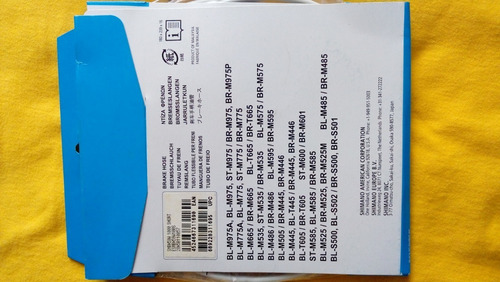 Imagen 3 de 4 de Kit De Mangueras Hidraulicas Para Frenos Shimano Sm Bh59