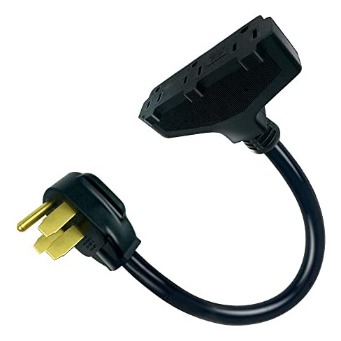 Adaptador Ruite Rv 50a A 110v, Nema 14-50p Macho A 3x 5-15r