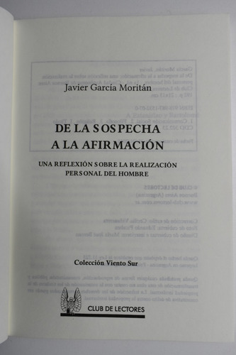 De La Sospecha A La Afirmación:una Reflexión Sobre La Rec166 (Usado)