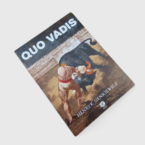 Libro Quo Vadis, edición del segundo año de 2020 en portugués Henryk Sienkiewicz Editora Garnier