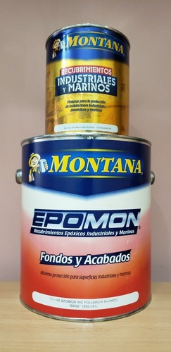Pintura Epoxica Montana Epomon Color Amarillo Cromo