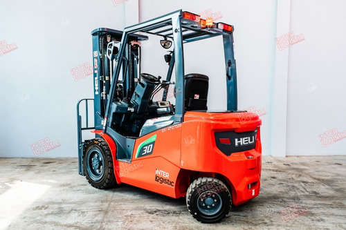 Imagen 2 de 8 de Autoelevador Eléctrico Heli Batería De Litio 3000kg 0km