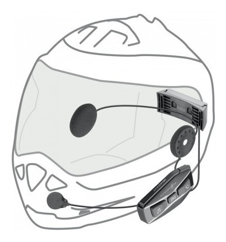 Intercomunicador Interphone U-com16 Duplo 24 Motos @#
