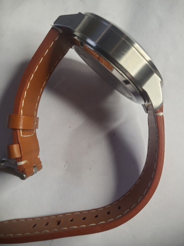 Relogio Grife Me&city (similar Panerai,u-boat) Aço, Premium Ocre Aço Inox Preto (Usado)