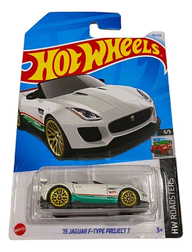 Hot Wheels # 5/5 - '15 Jaguar F-type Project 7 - 1/64 Htc16