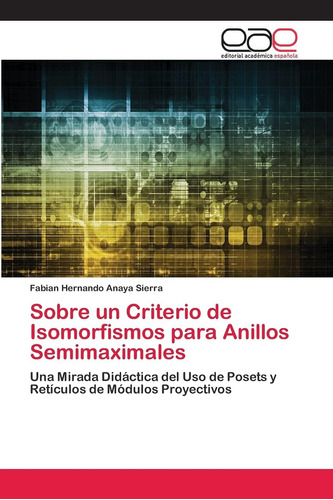 Libro: Sobre Un Criterio De Isomorfismos Para Anillos Semima