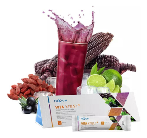 VITA XTRA T+ | Bebida Energizante y Antioxidante con Sabor a Chicha Morada