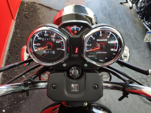 Imagem 7 de 11 de Haojue Chopper Road 150 2022 Preta Preto