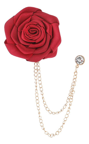 . 3 Traje De Boda Ramillete Flor De Rosa Artificial Broche