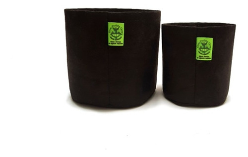 Imagen 5 de 10 de Maceta Geo Textil Tela Lavable 24 Litros Ecológica Cogoshop