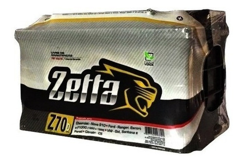 Bateria Zetta 12x75 63ah Clio 2 F2 1.5 4p Privilege Td