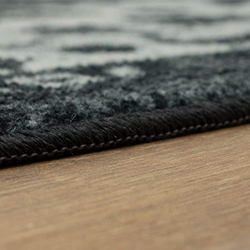 Mohawk Home Emiko Black Ornamental (5' X 8') Alfombra De Áre