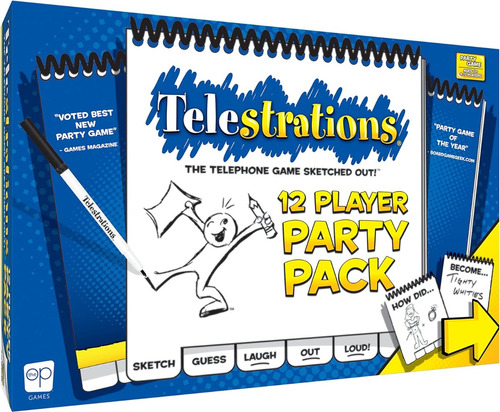 Juego Para Fiestas, Telestrations De 12 Jugadores