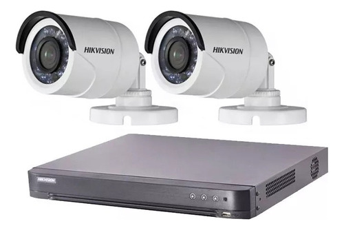 Kit Seguridad Dvr 4 Canales + 2 Camaras Bullet + Disco 1 Tb