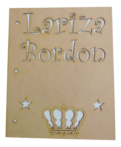Carpeta A4 Fibrofacil Colegio Personalizada Grabado Laser Amarillo