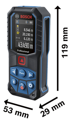 Medidor Láser Bosch Glm 50-27 C 50 Metros Con Bluetooth