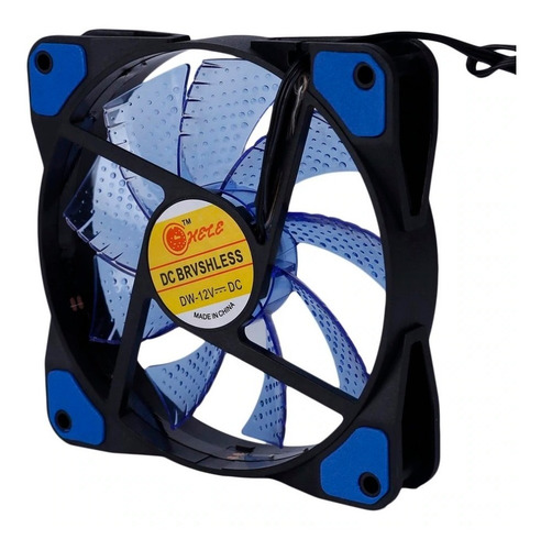 Fan Cooler Gammin Colores 12x12cm Led 12v Pc C1