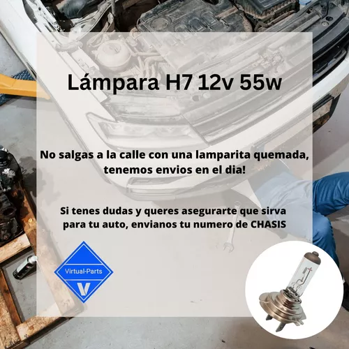 Lampara H7 12v 55w Garantia 100% Calidad + Duracion