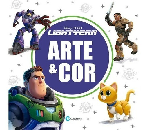 Livro Arte E Cor Buzz Lightyear Disney Pixar