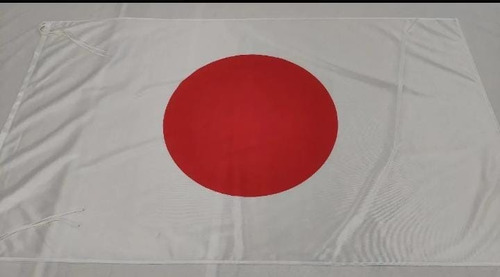 Imagen 1 de 2 de Bandera Japon 90 X 150cm Con Tiras Dobles