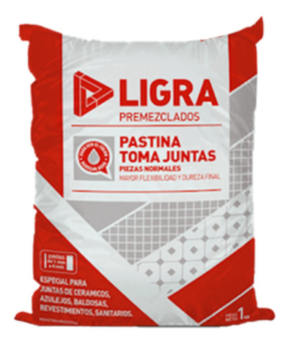 Pastina Toma Juntas 1kg Ligra Blanca/negra/gris - Deacero