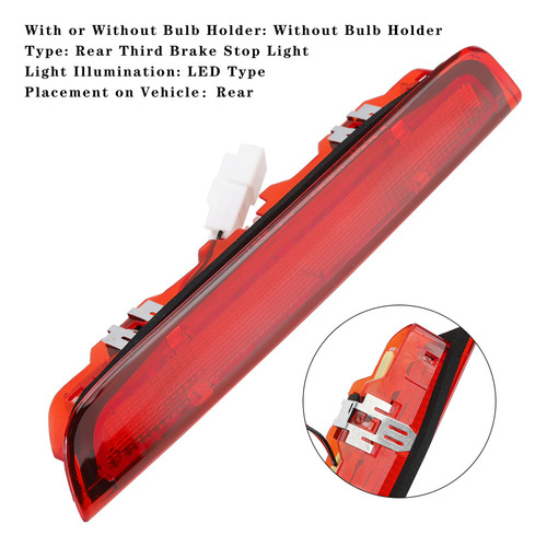 Luz De Freno Trasera Para Toyota Yaris Mk3 Hatchback 12-20 R
