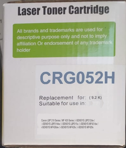 2 Toner 052h Alternativo Para Canon Imageclas Lbp210 - Mf420