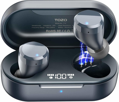 Auriculares Earbuds Inalam. Tozo Blue Ipx8 Bd23 