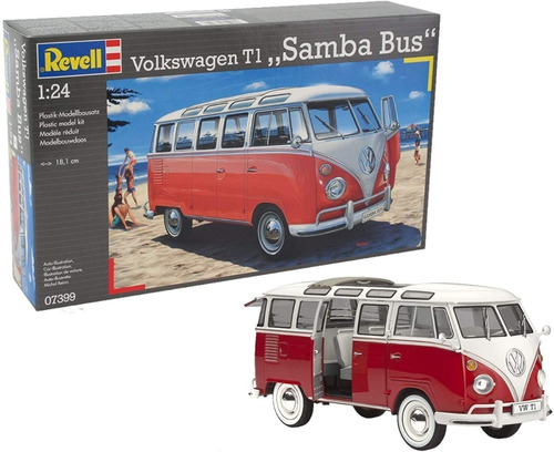 Volkswagen T1 Samba Bus 1/24 Model Kit Revell