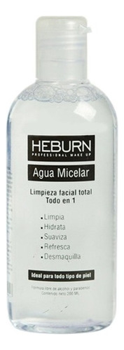 Agua Micelar Heburn Desmaquillante Facial Limpieza 200ml