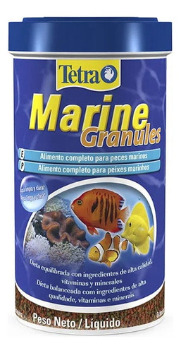 Ração Tetra Marine Granules 48g Alimento P/ Peixes Marinhos