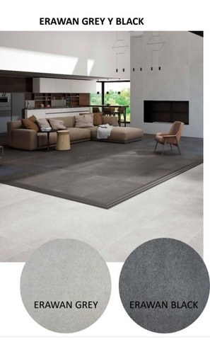 Eu Porcelanato Erawan Black Todo Masa 60x1.20 Tipo Cemento 