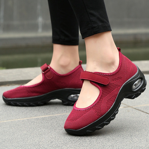 Moda Mujer Caminar Zapatos Malla Bailar Tenis