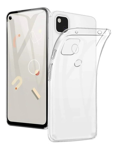 Funda De Silicona Ultrafina Compatible Con Google Pixel 4a 