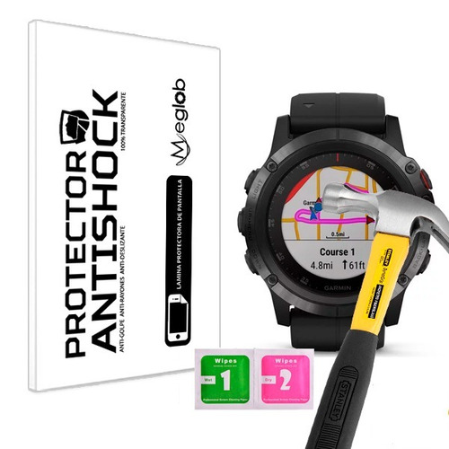 Protector Pantalla Anti-shock Garmin Fenix 5x Plus