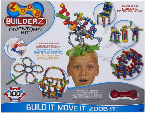 Juguete Didactico Construccion Zoob Builderz Inventors 100pz