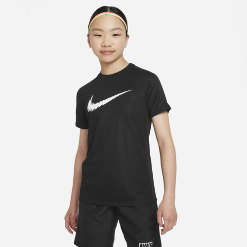 Playera Para Niños Talla Grande Nike Trophy23 Negro