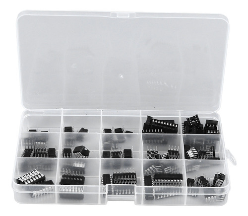 Kit De Chips Ic, 100 Unidades, 12 Tipos De Chips Amplificado