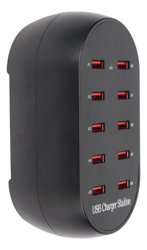 Estação Central De Carregamento Usb De 10 Portas, Mesa Peque