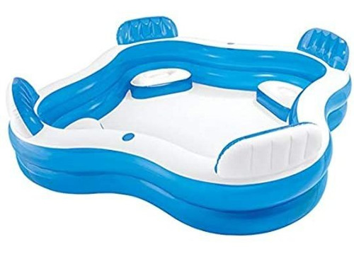Piscina Inflable Familiar Intex De 90 X 90 X 26 Pulgadas Pa